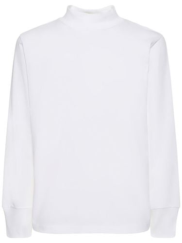 Logo High Neck L/s Cotton T-shirt - SACAI - Modalova