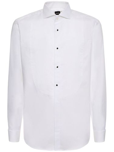 Hank Cotton Tuxedo Shirt - BOSS - Modalova