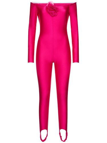 Shiny Stretch Jersey Jumpsuit - GIUSEPPE DI MORABITO - Modalova