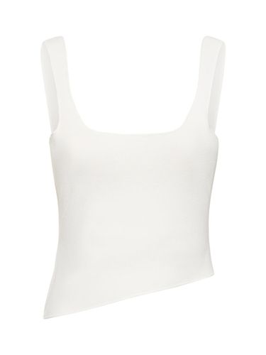 Encircled Edge Rib Jersey Crop Top - CHRISTOPHER ESBER - Modalova