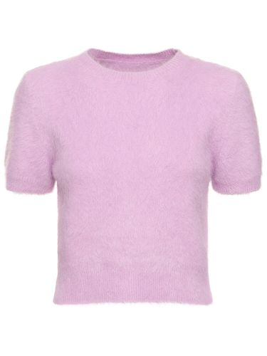 Kurzer Strickpullover Aus Angoramischung - MAISON MARGIELA - Modalova