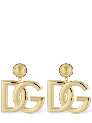 Pop Dg Big Clip-on Earrings - DOLCE & GABBANA - Modalova