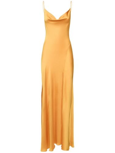 Finely Sleeveless Satin Long Dress - SIMKHAI - Modalova