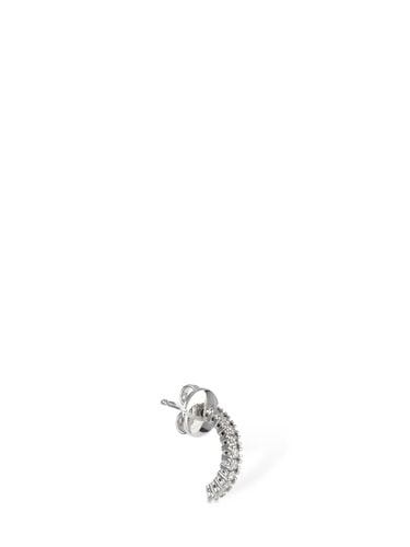 Diamond Mono Earring - DELFINA DELETTREZ - Modalova