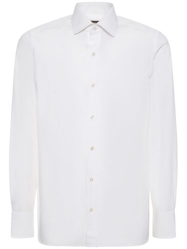 Poplin Slim Fit Shirt - TOM FORD - Modalova