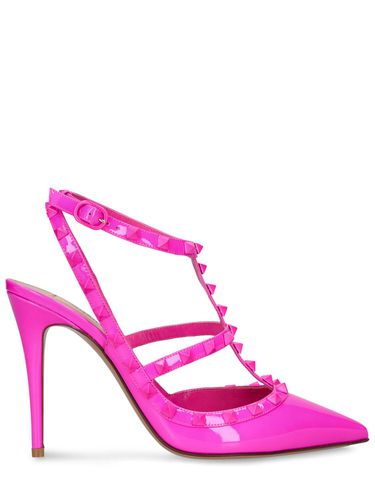 Mm Rockstud Patent Leather Pumps - VALENTINO GARAVANI - Modalova