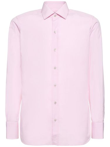 Camicia Slim Fit In Popeline - TOM FORD - Modalova