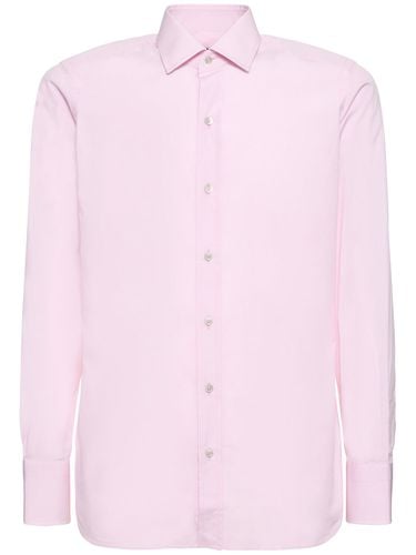 Poplin Slim Fit Shirt - TOM FORD - Modalova