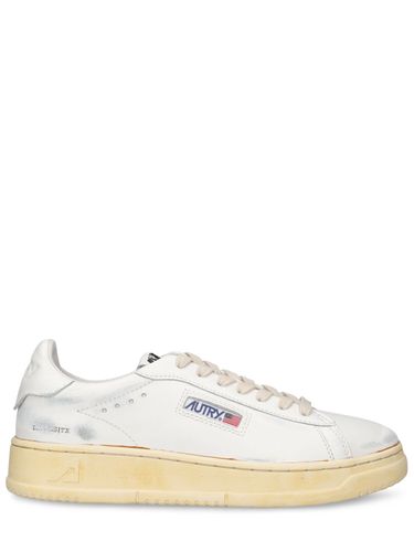 Dallas Vintage Low Leather Sneakers - AUTRY - Modalova