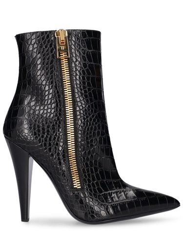 Mm Croc Embossed Ankle Boots - TOM FORD - Modalova