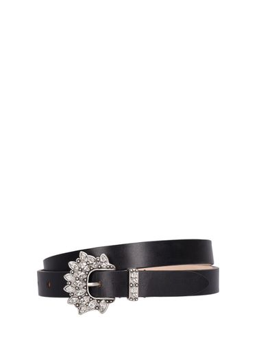 Celenia Crystal Leather Belt - ISABEL MARANT - Modalova