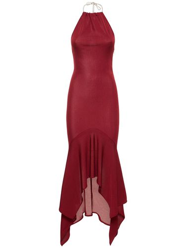 Viscose Jersey Long Halter Dress - ALEXANDRE VAUTHIER - Modalova