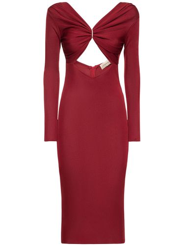 Cutout Viscose Jersey Midi Dress - ALEXANDRE VAUTHIER - Modalova