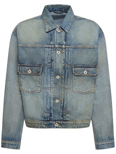 Cotton Denim Jacket - KENZO PARIS - Modalova