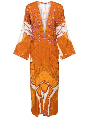 Romance Fluviar Jacquard Kimono Dress - JOHANNA ORTIZ - Modalova