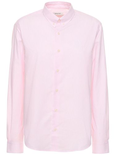 Crown Logo Button Down Shirt - SPORTY & RICH - Modalova