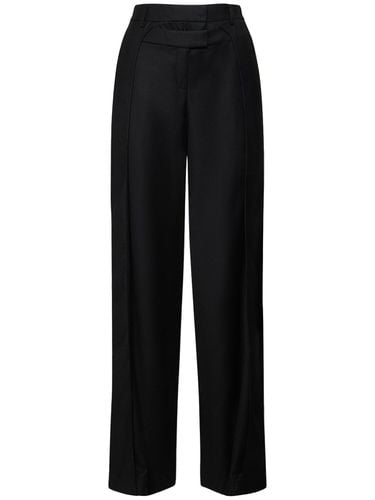 Tio Wool Straight Pants - AYA MUSE - Modalova