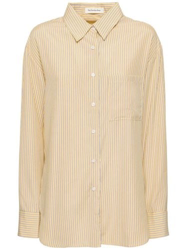 Lui Cotton Blend Oxford Shirt - THE FRANKIE SHOP - Modalova