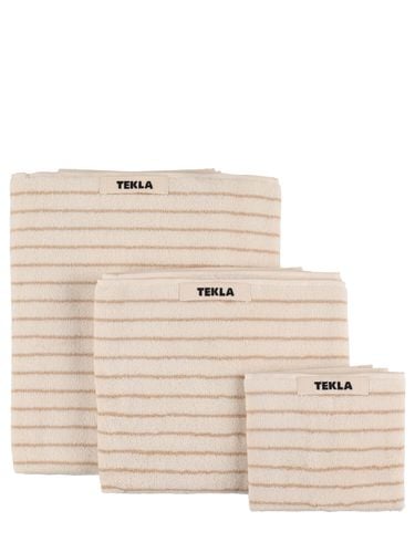 Set Of 3 Organic Cotton Towels - TEKLA - Modalova