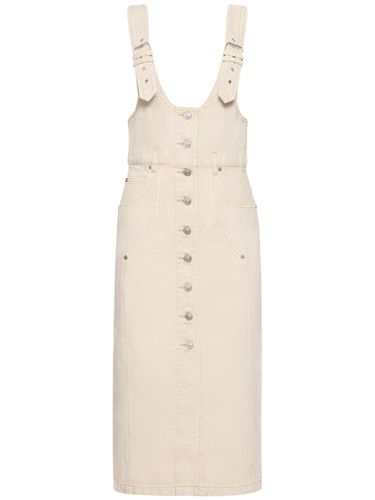 Vestido Midi De Denim De Algodón - MARANT ETOILE - Modalova