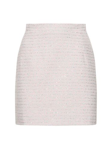 Sequined Tweed Mini Skirt - ALESSANDRA RICH - Modalova