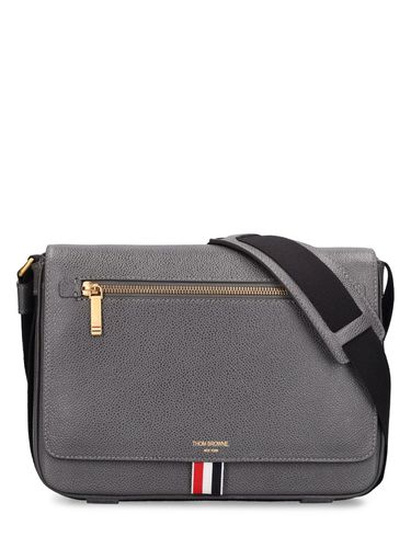 Bolso Reporter De Piel - THOM BROWNE - Modalova