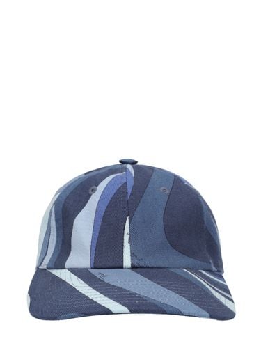 Cotton Gabardine Baseball Hat - PUCCI - Modalova