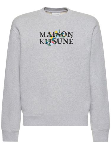 Maison Kitsune Flowers Sweatshirt - MAISON KITSUNÉ - Modalova