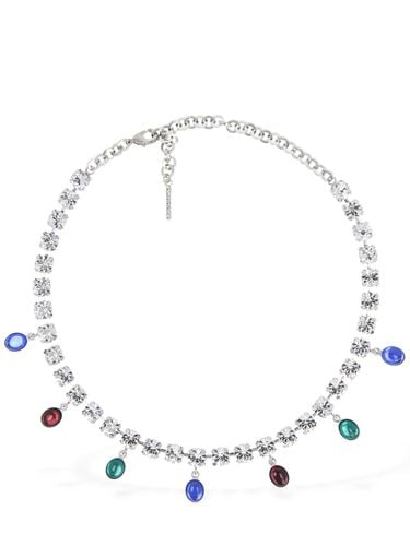 Crystal Necklace W/ Pendants - ALESSANDRA RICH - Modalova