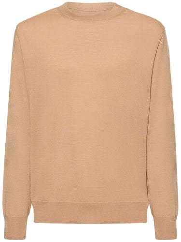 Superfine Wool Sweater - JIL SANDER - Modalova