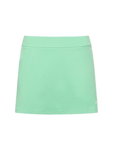 Serif Logo High Waist Court Skirt - SPORTY & RICH - Modalova