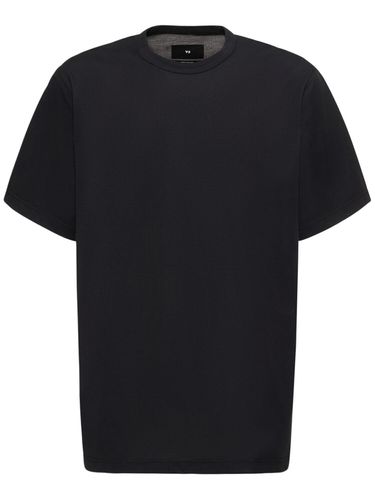 Camiseta De Algodón - Y-3 - Modalova