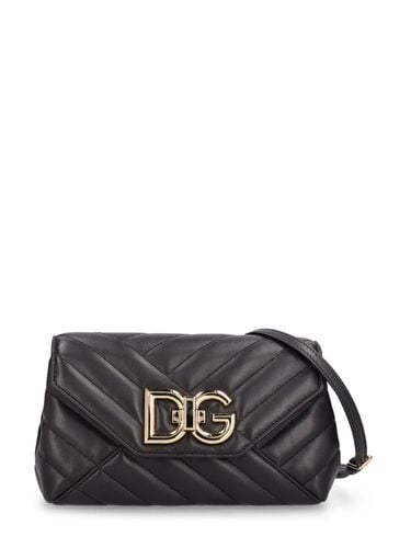 Bolso Pequeño De Piel Pespunteada - DOLCE & GABBANA - Modalova