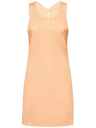 Micro Ribbed Viscose Jersey Top - JIL SANDER - Modalova