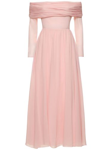 Silk Georgette Off-the-shoulder Dress - GIAMBATTISTA VALLI - Modalova