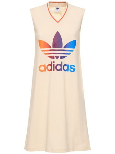 Logo Print V-neck Dress - ADIDAS ORIGINALS - Modalova