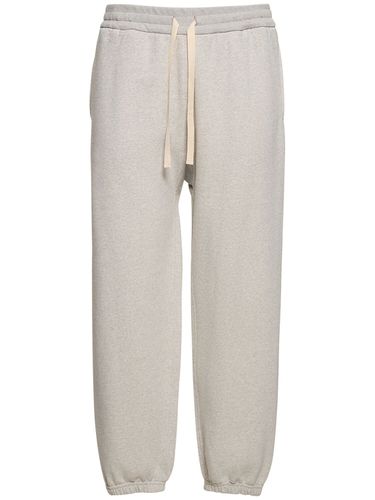 Compact Cotton Terry Sweatpants - JIL SANDER - Modalova