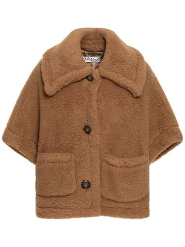 Terzo Camel & Silk Teddy Cape - MAX MARA - Modalova