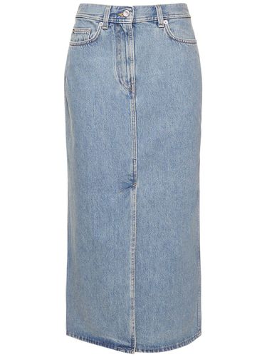 Rona Cotton Denim Long Skirt - LOULOU STUDIO - Modalova