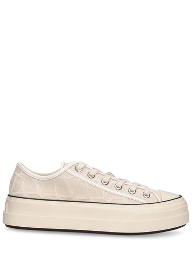 Iconographie Linen Sneakers - VALENTINO GARAVANI - Modalova