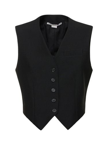 Cropped Wool Vest - STELLA MCCARTNEY - Modalova