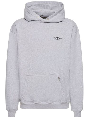 Owners Club Logo Cotton Hoodie - REPRESENT - Modalova