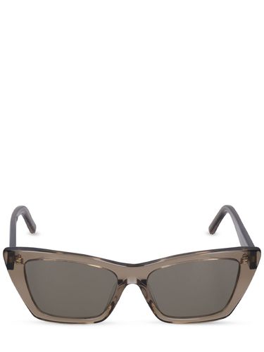 Sonnenbrille Aus Recyceltem Acetat „sl 276 Mica“ - SAINT LAURENT - Modalova