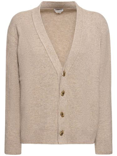 Cashmere Blend Cardigan W/ Knot Buttons - BOTTEGA VENETA - Modalova