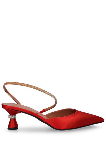 Mm Hohe Mules Aus Satin Mit Slingback „saturn“ - D'ACCORI - Modalova