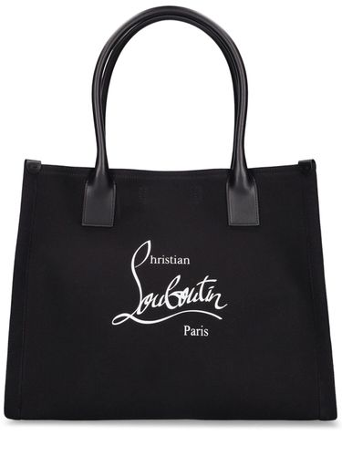 Large Nastroloubi Canvas Tote Bag - CHRISTIAN LOUBOUTIN - Modalova