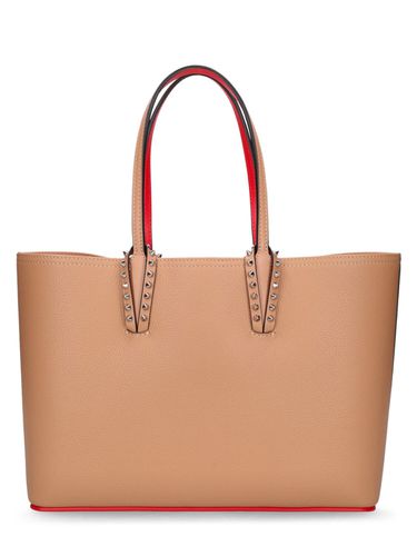 Small Cabata Leather Tote Bag - CHRISTIAN LOUBOUTIN - Modalova