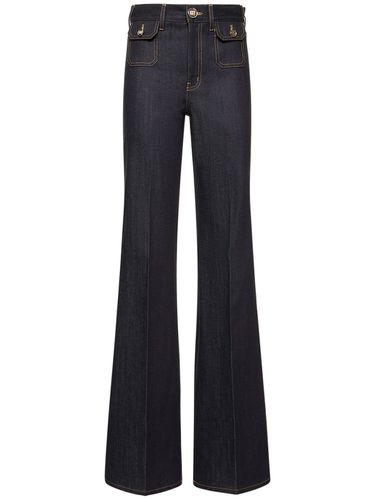 Medium Waist Flared Denim Jeans - GIAMBATTISTA VALLI - Modalova