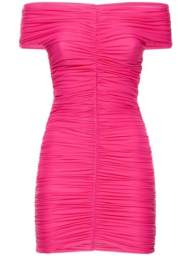 Nicola Gathered Stretch Jersey Minidress - THE ANDAMANE - Modalova