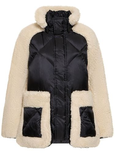 Faux Shearling & Quilted Nylon Jacket - SACAI - Modalova